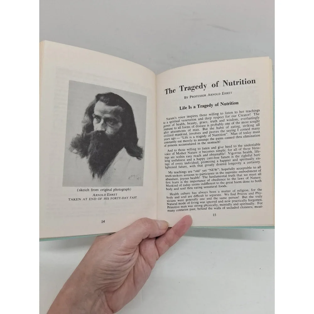 Arnold Ehret Thus Speaketh the Stomach Tragedy of Nutrition 1977 Sixth Edition